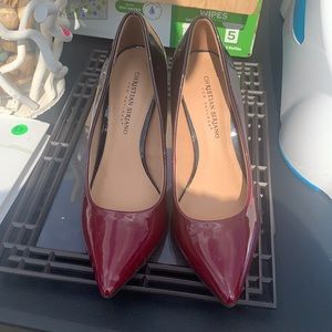 Gorgeous black and red ombré heels